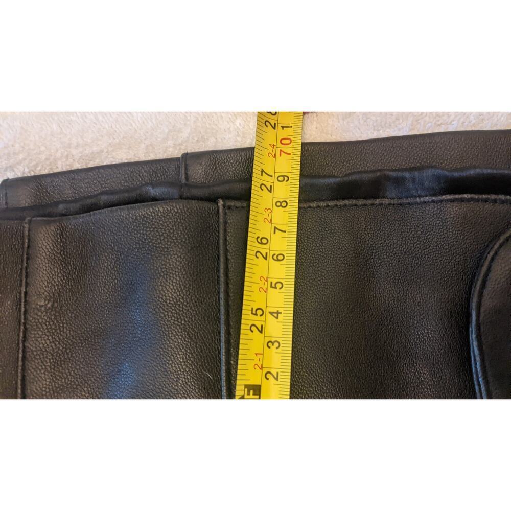 John Paul Richard Black Lambs Leather Jacket, Three Button Closure< Size 14 - Picture 9 of 11